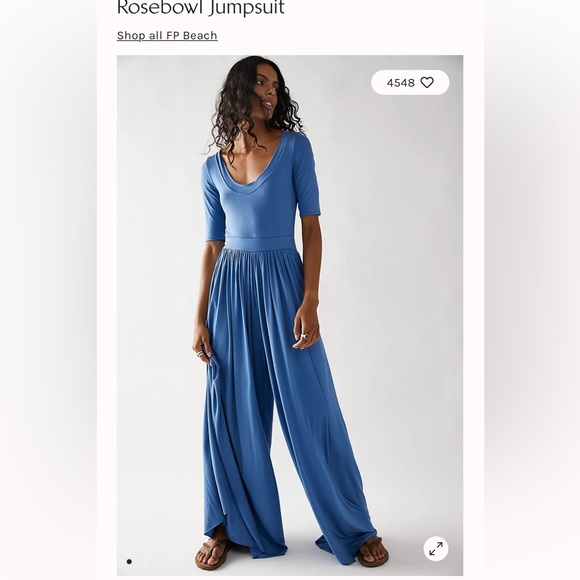 Free People Pants - Free People Rose Bowl Jumpsuit